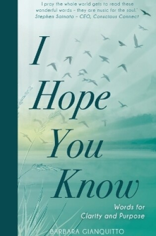 Cover of I Hope You Know