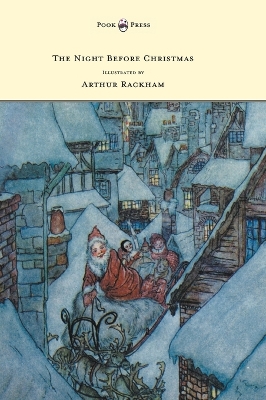 Book cover for The Night Before Christmas - Illustrated by Arthur Rackham