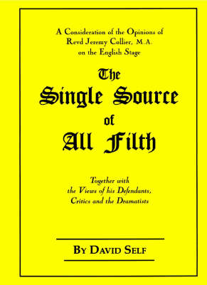 Book cover for The Single Source of All Filth