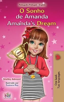 Book cover for Amanda's Dream (Portuguese English Bilingual Book for Kids- Portugal)
