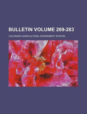 Book cover for Bulletin Volume 269-283