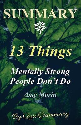 Cover of Summary - 13 Things Mentally Strong People Don't Do