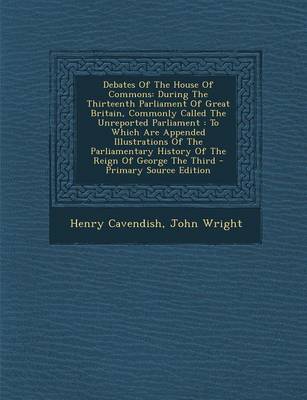 Book cover for Debates of the House of Commons