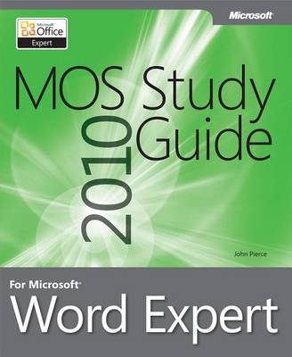 Book cover for Mos 2010 Study Guide for Microsoft Word Expert