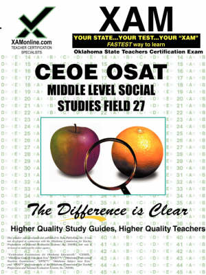 Cover of Ceoe Osat Middle Level Social Studies Field 27 Teacher Certification Test Prep Study Guide