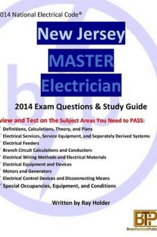 Cover of New Jersey 2014 Master Electrician Study Guide