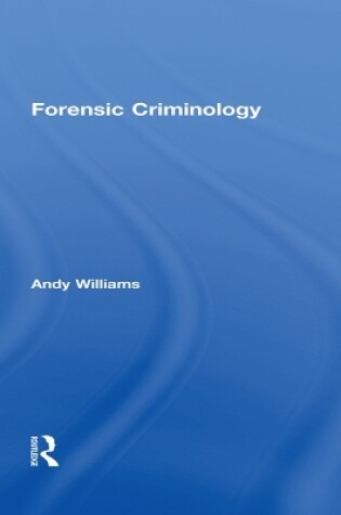 Cover of Forensic Criminology