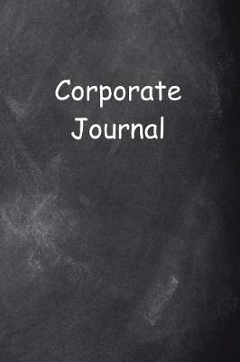 Cover of Corporate Journal Chalkboard Design