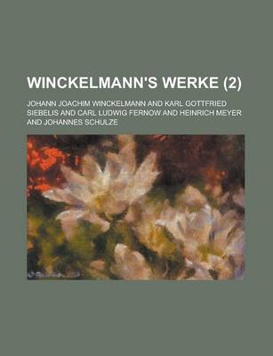 Book cover for Winckelmann's Werke (2)