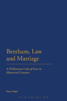 Book cover for Bentham, Law and Marriage