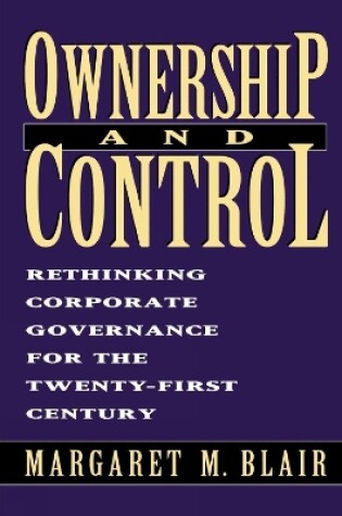 Cover of Ownership and Control