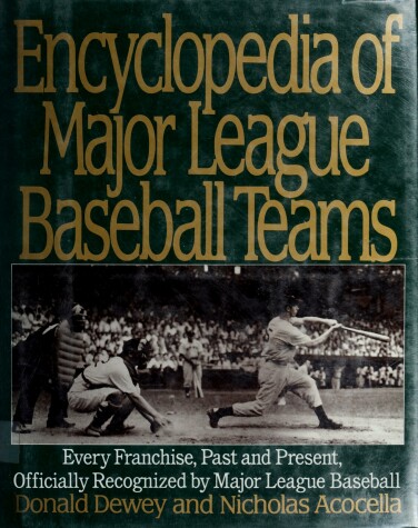 Book cover for Encyclopedia of Major League Baseball Teams