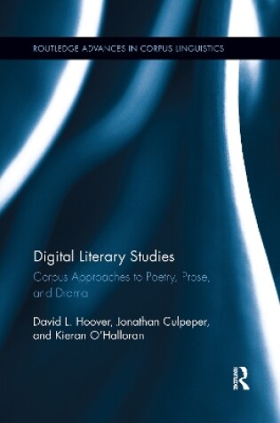 Cover of Digital Literary Studies