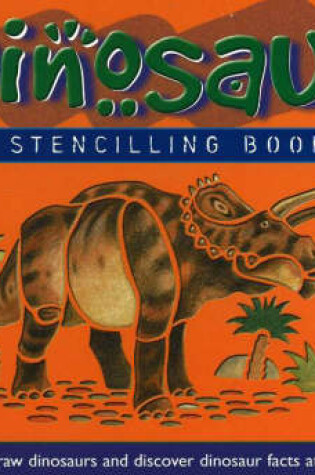 Cover of Dinosaur Stencilling Book