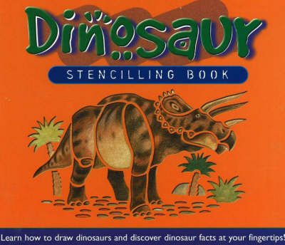 Cover of Dinosaur Stencilling Book