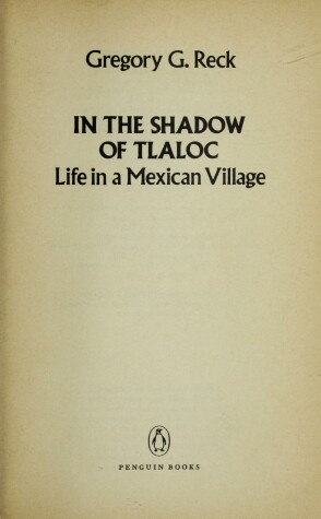 Book cover for In the Shadow of Tlaloc