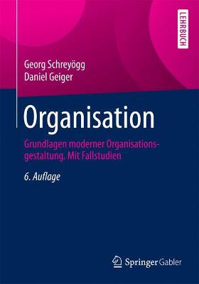 Book cover for Organisation