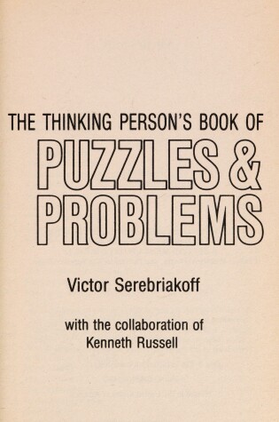 Cover of Thinking Person's