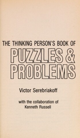 Book cover for Thinking Person's