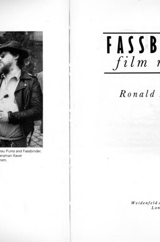 Cover of Fassbinder