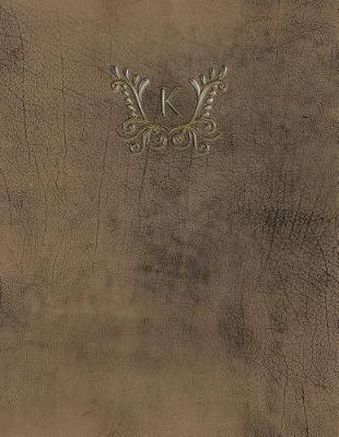 Cover of Monogram "K" Grid Sketchbook