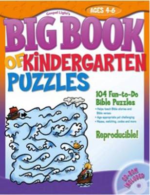 Book cover for Big Book of Kindergarten Puzzles