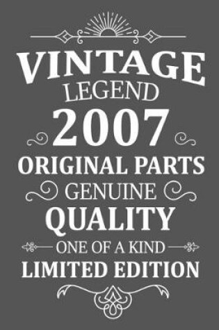 Cover of Vintage Legend 2007 Original Parts