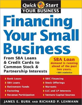 Book cover for Financing Your Small Business