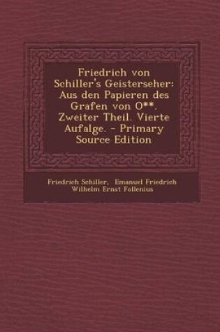 Cover of Friedrich Von Schiller's Geisterseher