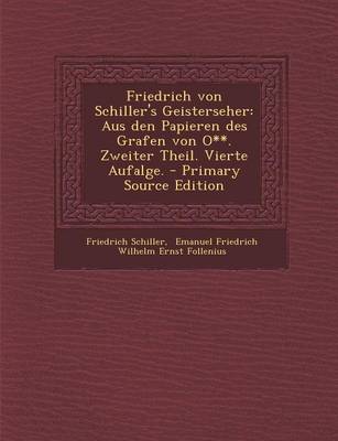 Book cover for Friedrich Von Schiller's Geisterseher