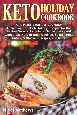 Book cover for Keto Holiday Recipes Cookbook
