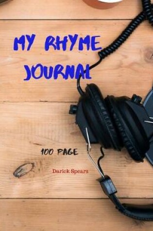 Cover of My Rhyme Journal