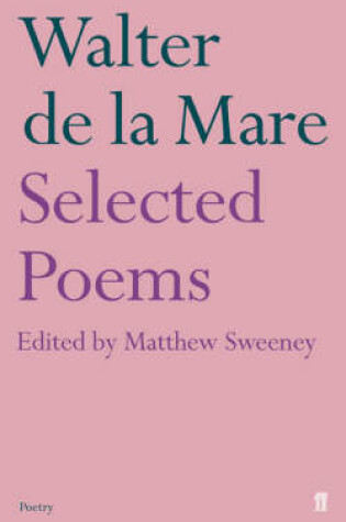 Cover of Selected Poems of Walter De La Mare