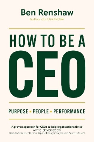 Cover of How To Be A CEO