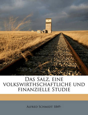 Book cover for Das Salz, Eine Volkswirthschaftliche Und Finanzielle Studie