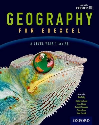 Book cover for Geography for Edexcel A Level Year 1 and AS Student Book