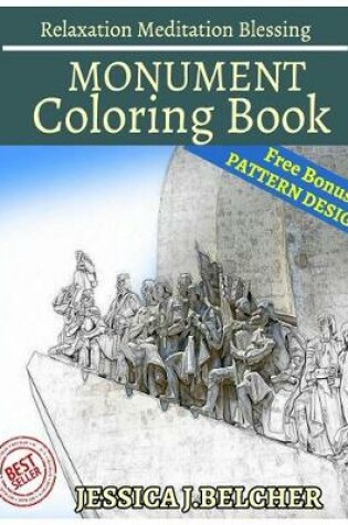 Cover of Monument Coloring Book for Relaxation Meditation Blessing