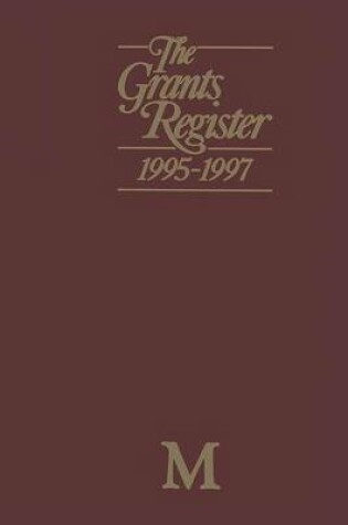 Cover of The Grants Register 1995–1997