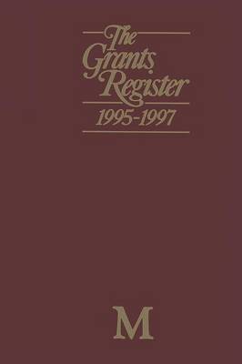 Book cover for The Grants Register 1995–1997