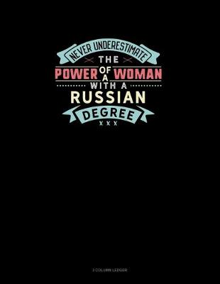 Book cover for Never Underestimate The Power Of A Woman With A Russian Degree