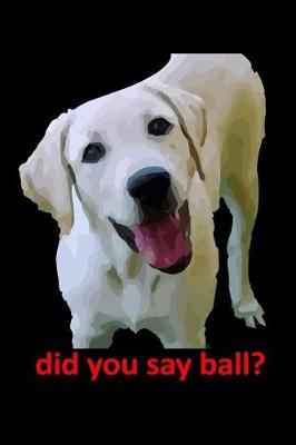 Book cover for Did you Say Ball?