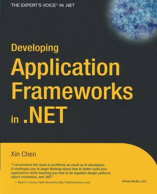 Book cover for Developing Application Frameworks in .Net