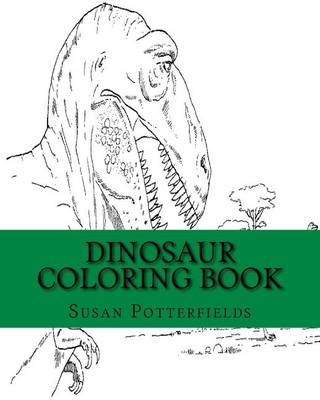 Book cover for Dinosaur Coloring Book