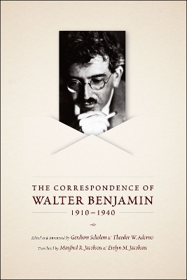 Book cover for The Correspondence of Walter Benjamin, 1910-1940