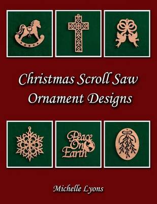 Book cover for Christmas Scroll Saw Ornament Designs