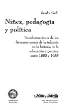 Book cover for Ninez, Pedagogia y Politica