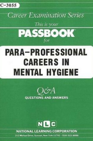 Cover of Para-Professional Careers in Mental Hygiene