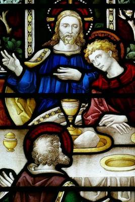 Book cover for A Stained Glass Window of Jesus Christ at the Last Supper