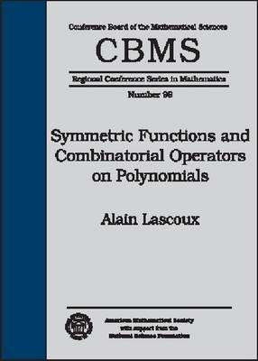 Cover of Symmetric Functions and Combinatorial Operators on Polynomials