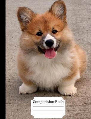 Book cover for Cute Corgi Wide Ruled Composition Book